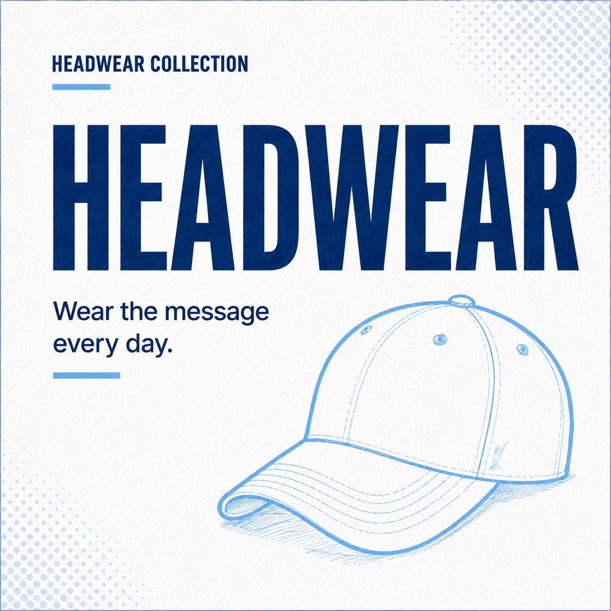 Headwear collection graphic for 8647 Now structured caps
