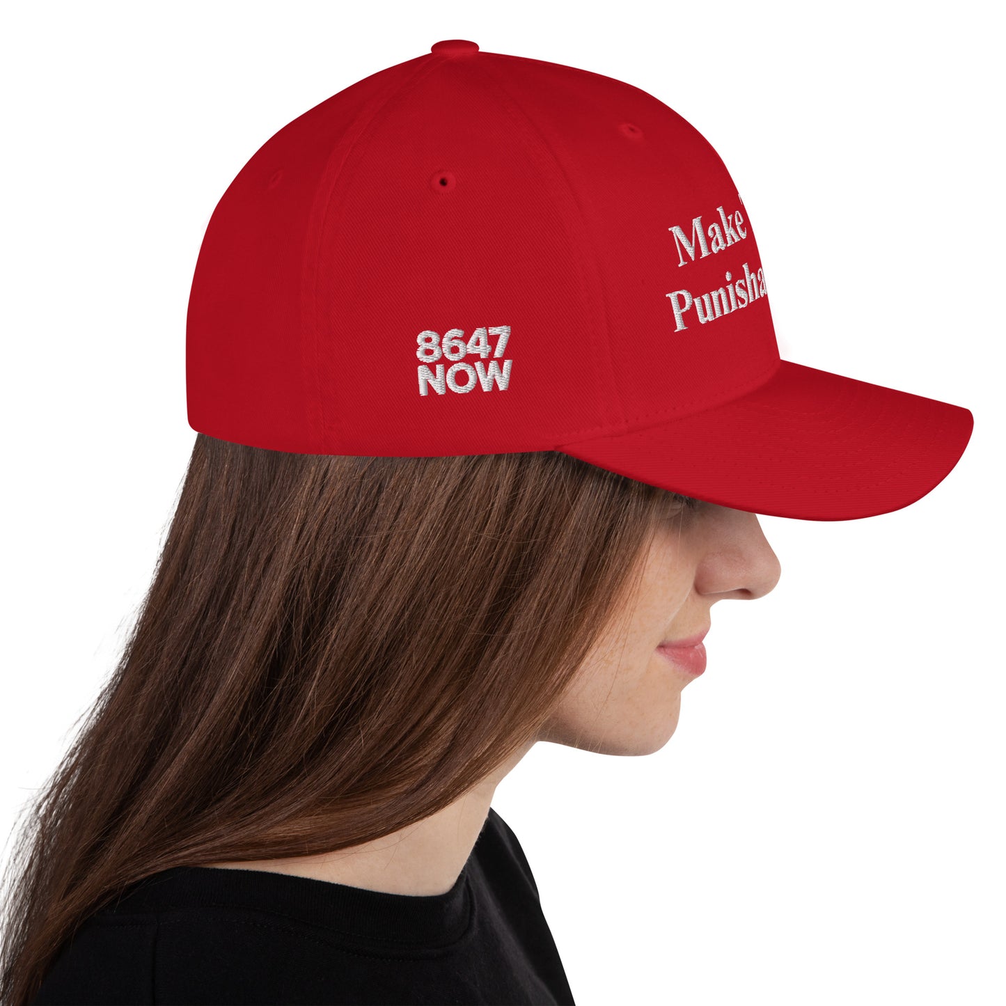 Make Treason Punishable Again red structured cap from 8647 NOW