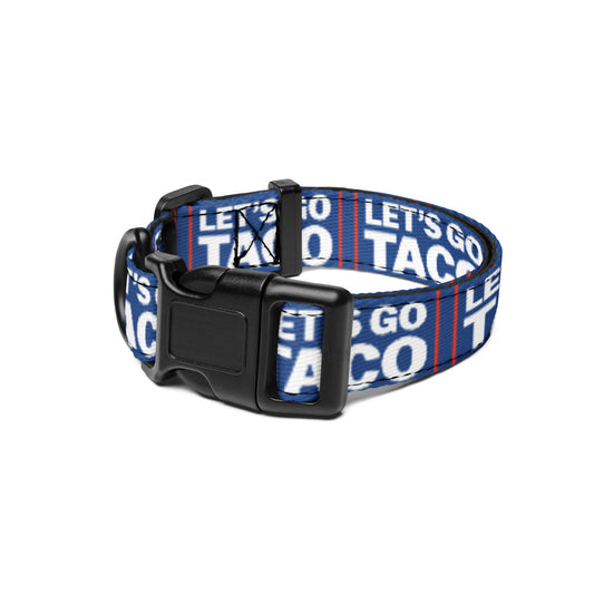 Let’s Go Taco pet collar from 8647 NOW