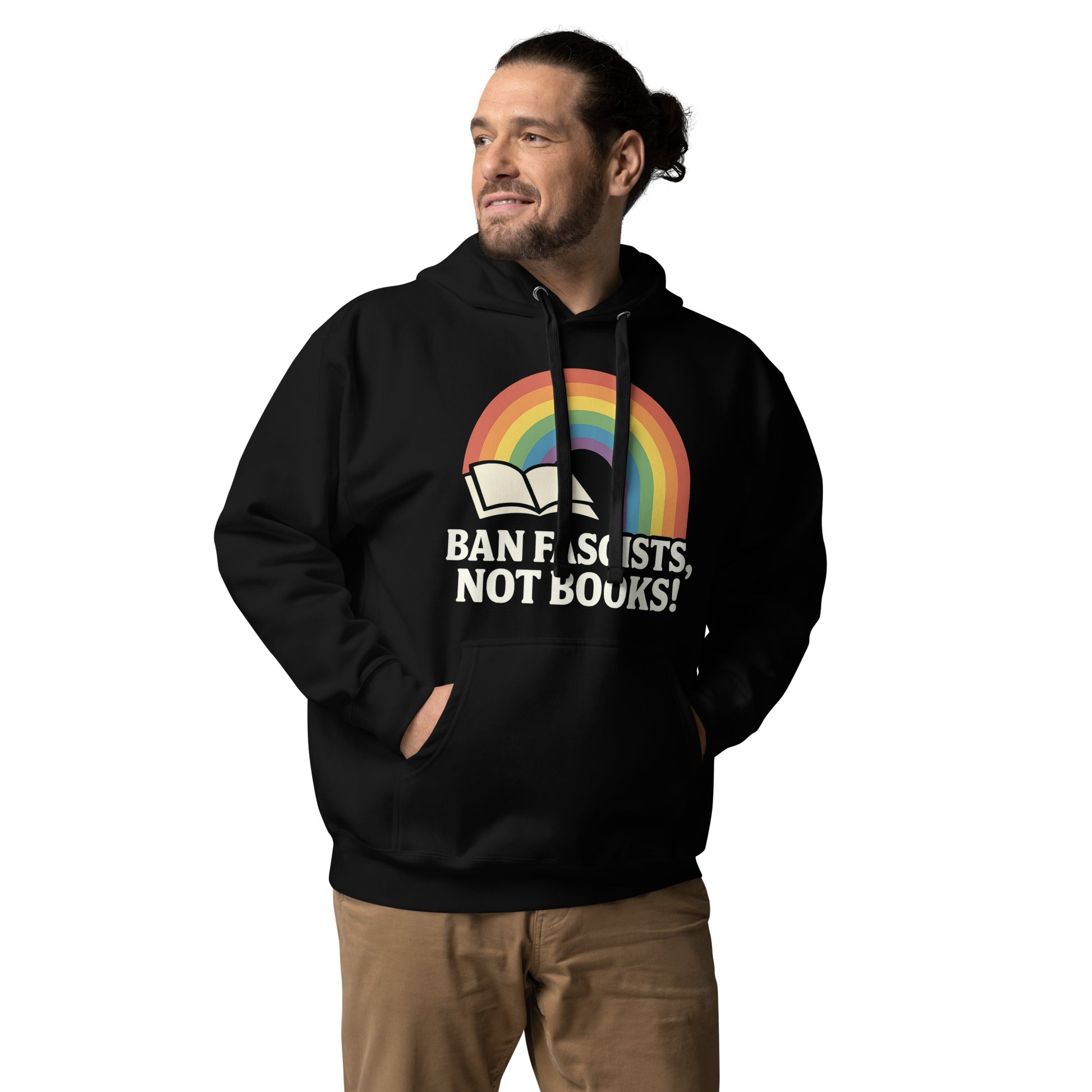 Ban Fascists black hoodie from 8647 NOW