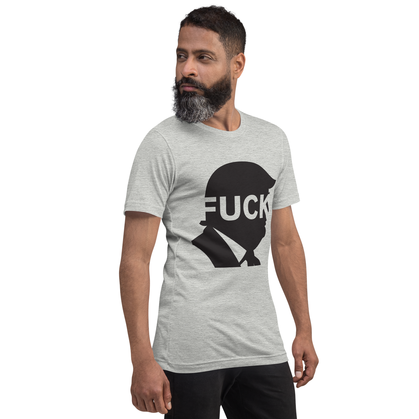 FDT Silhouette Tee Athletic Heather side front mockup