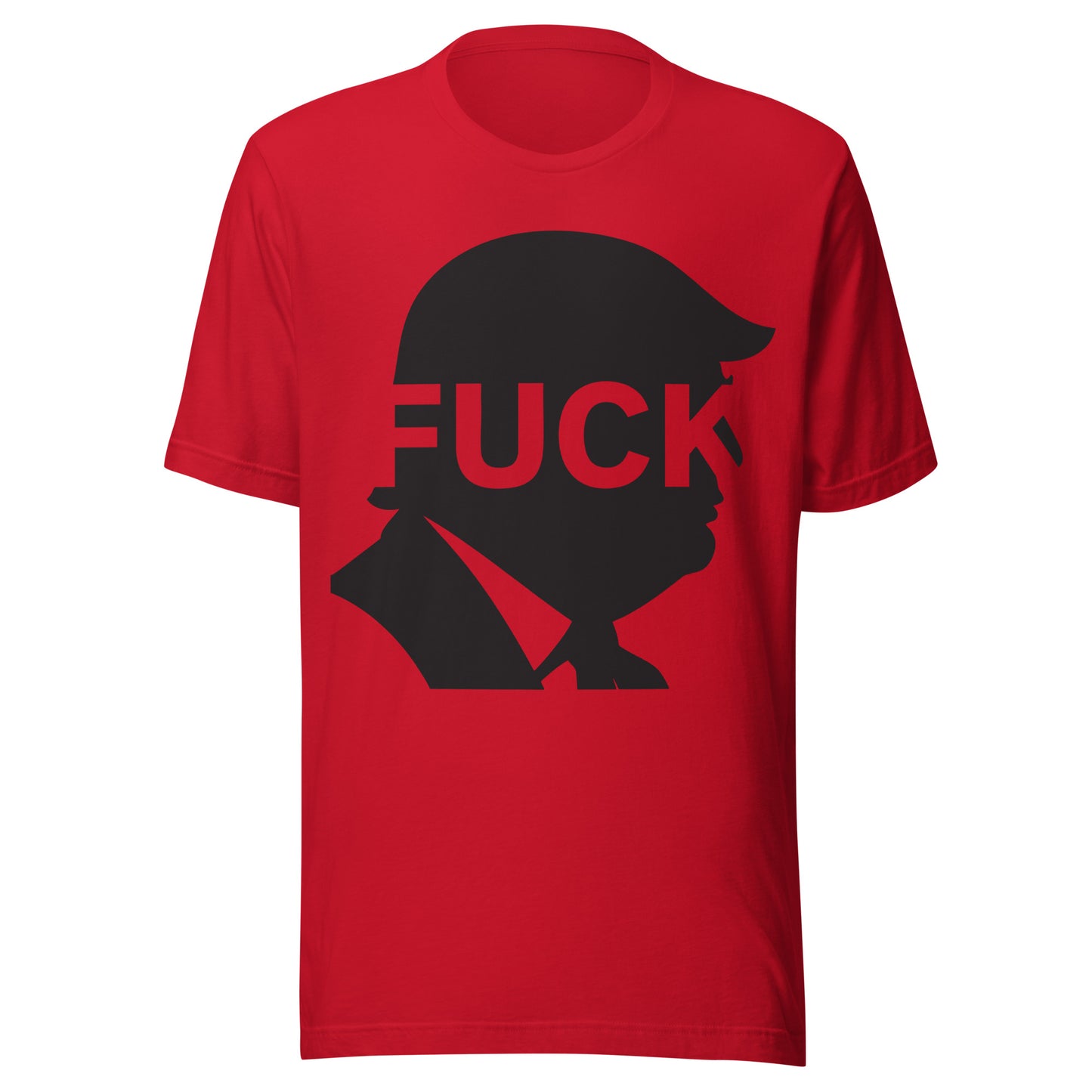 FDT Silhouette Tee — Red front mockup from 8647 NOW