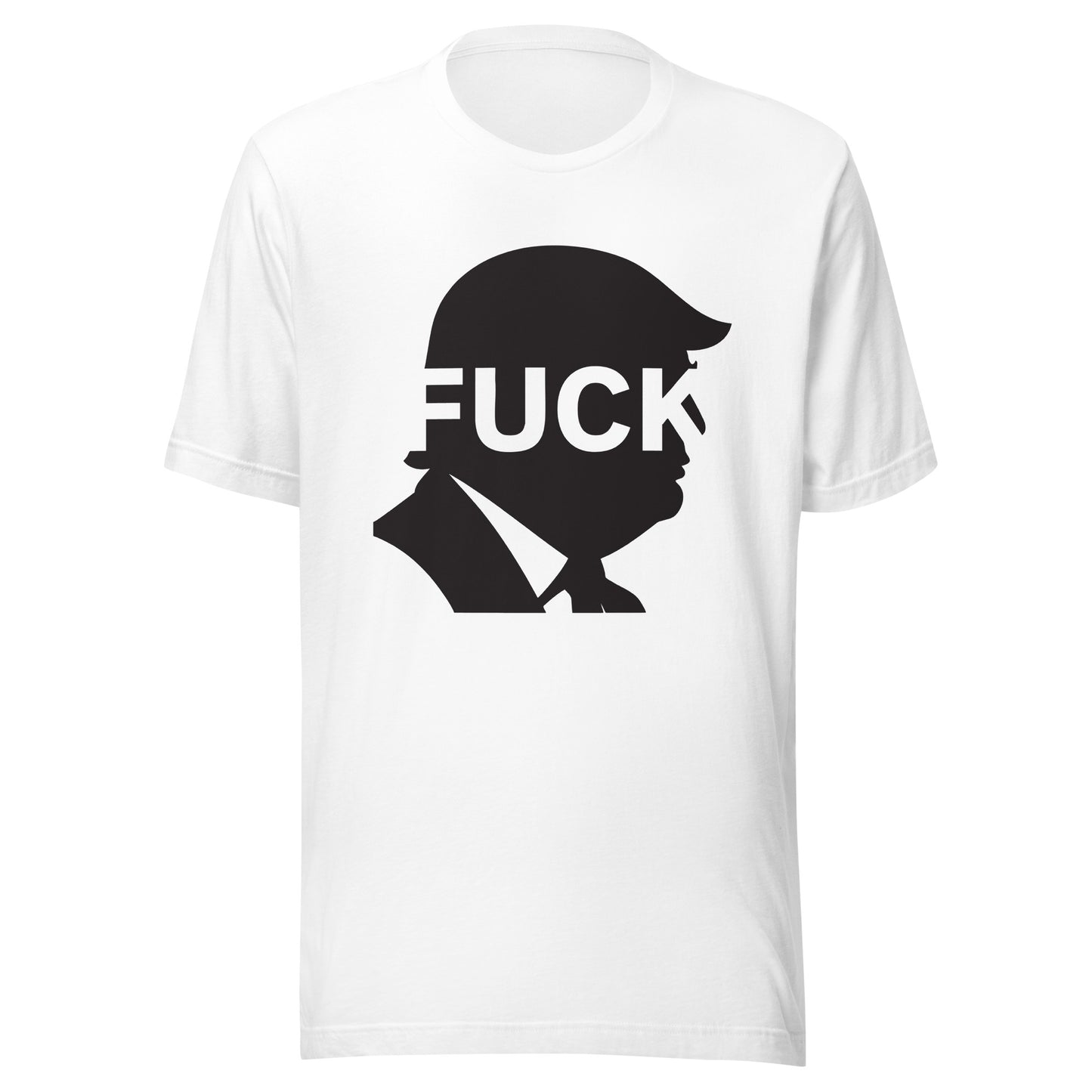 FDT Silhouette Tee — White front mockup from 8647 NOW