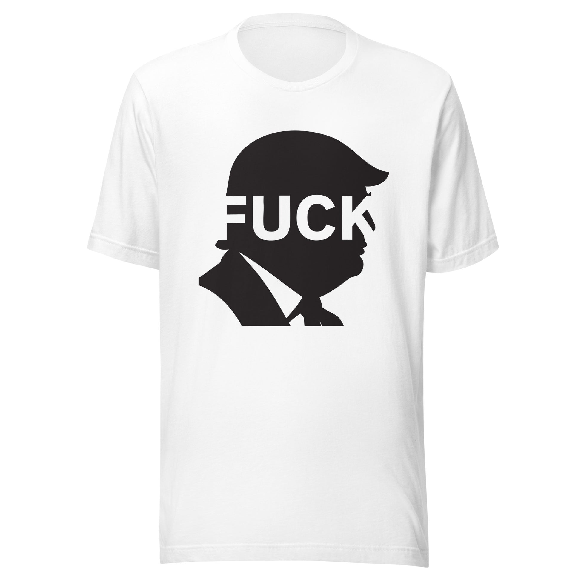 FDT Silhouette Tee — White front mockup from 8647 NOW