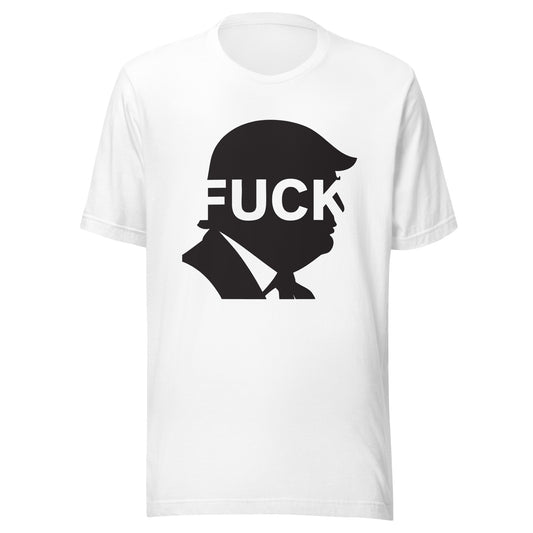 FDT Silhouette Tee — White front mockup from 8647 NOW